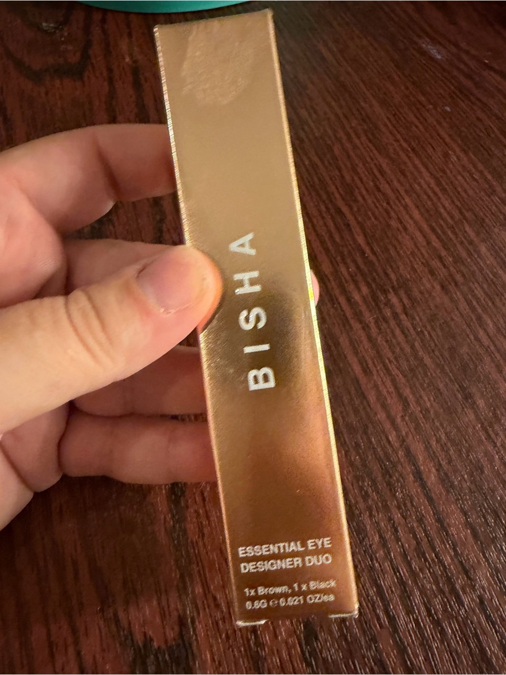 ISH/BISHA Eye Designer Duo in Metallic Gold Packaging